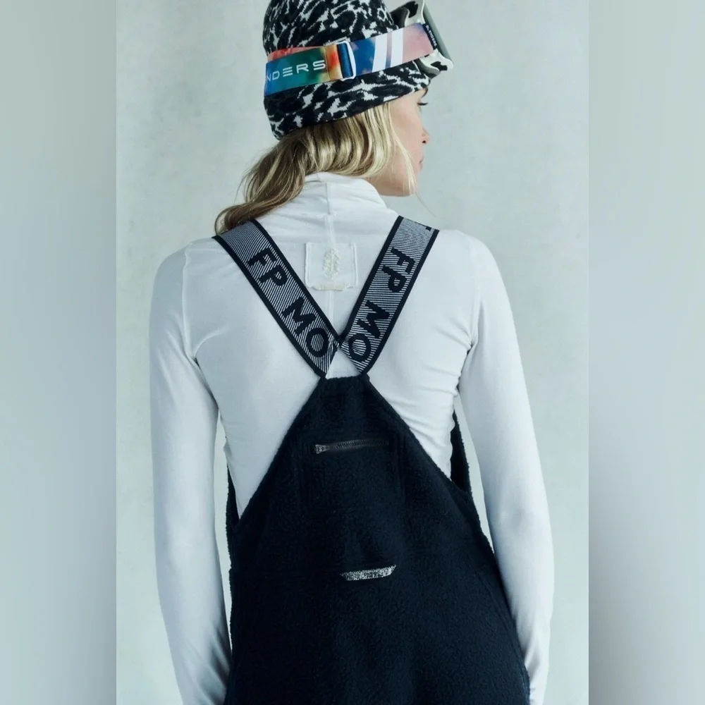 Free People Hit the Slopes Salopette Size Large NWT